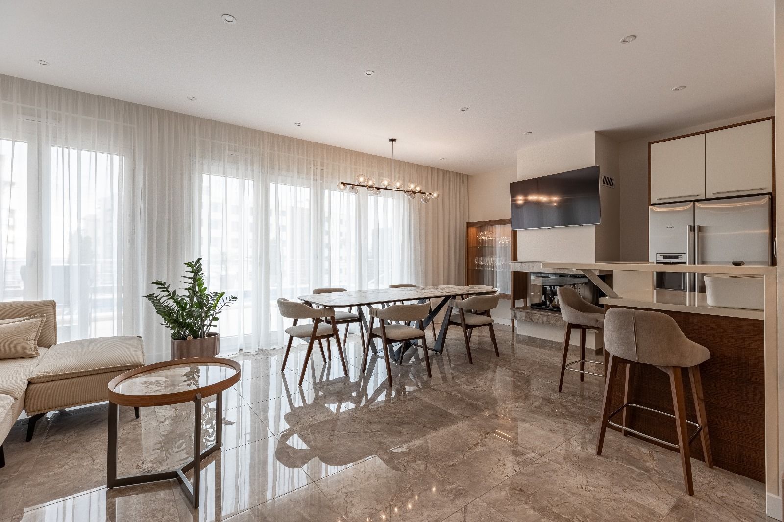 Elegant modern Montenegro apartment interior