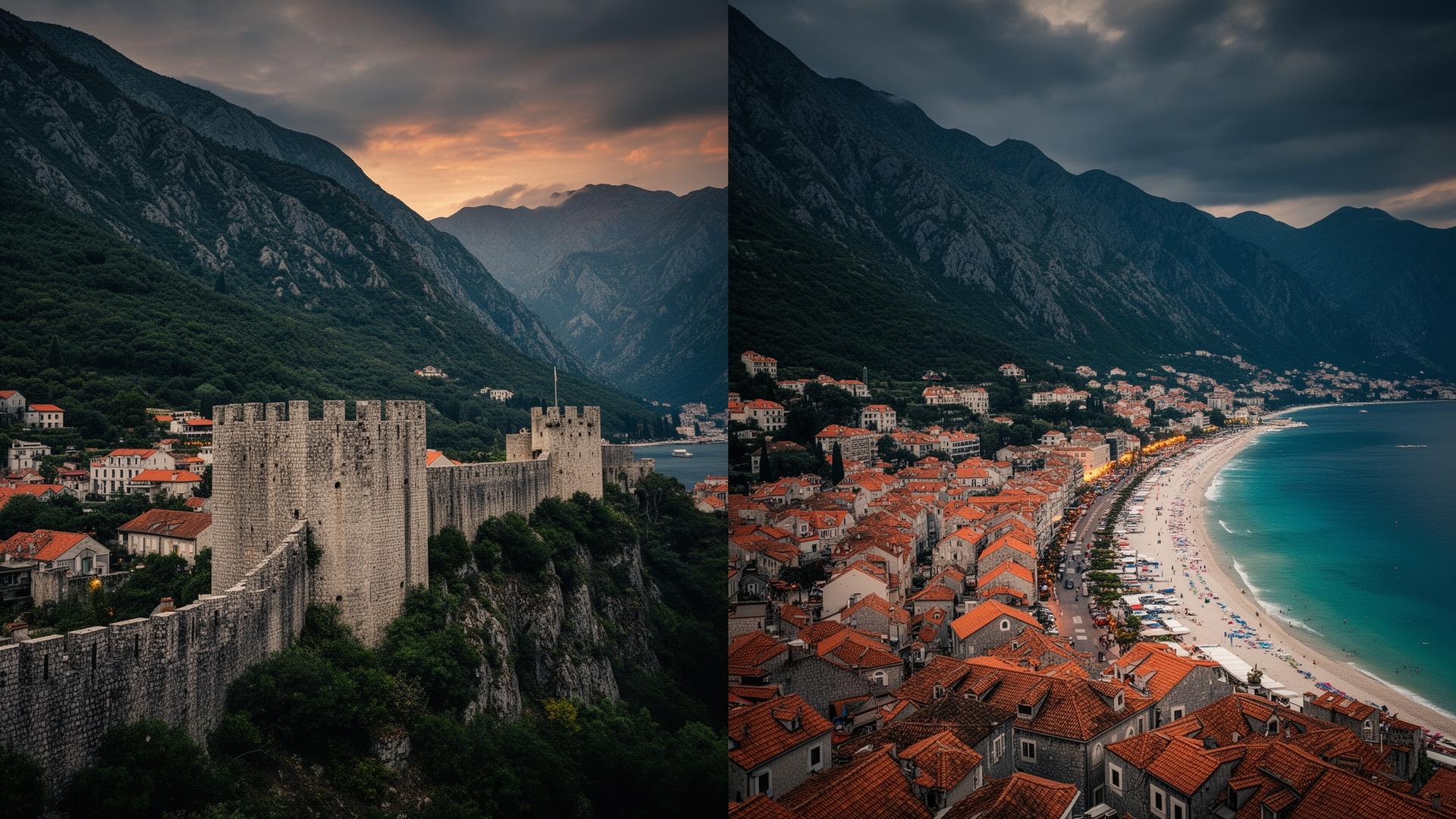 Kotor ou Budva : laquelle choisir ?