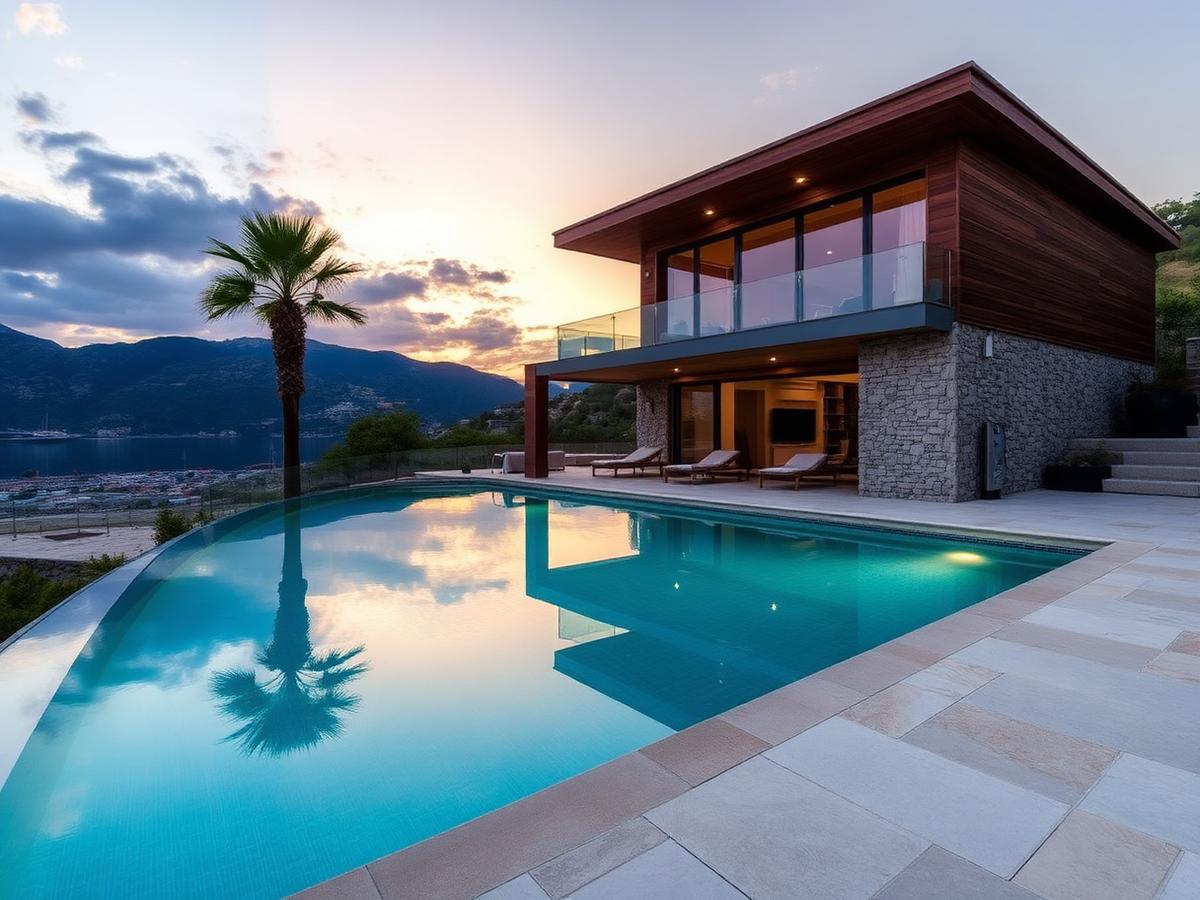 Infinity-Pool Villa, Lustica Bay